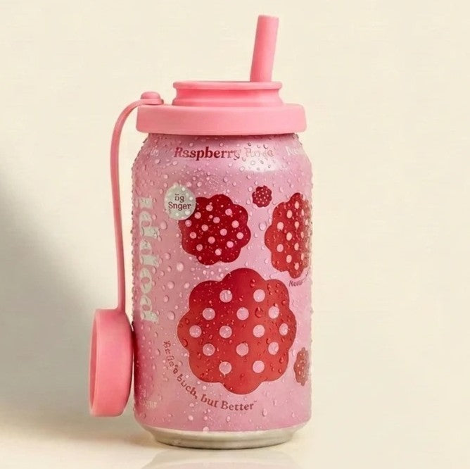 Ometise™ Spill-Proof Can Lid & Straw